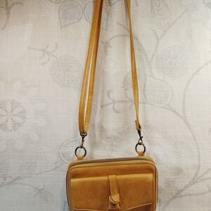 Maurices Mustard Crossbody Bag